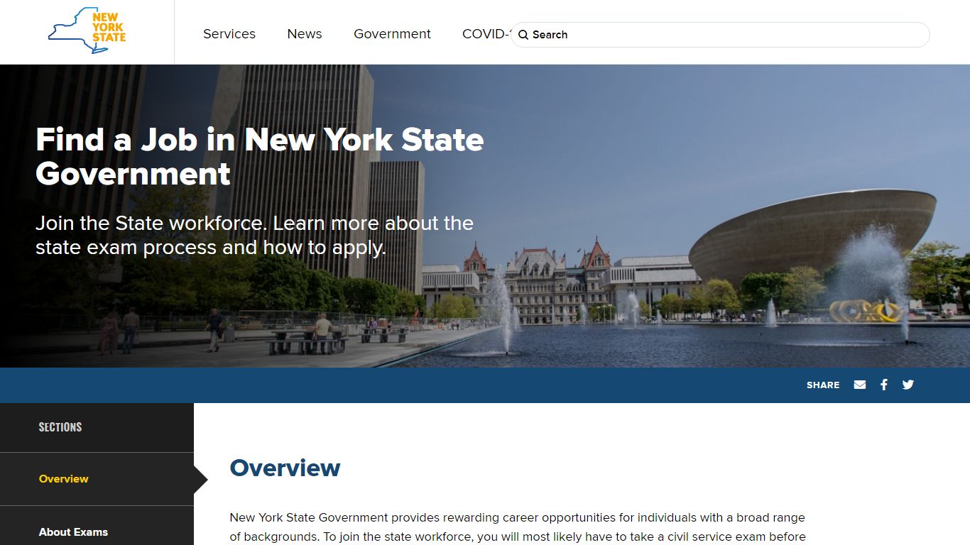 Find a Job in New York State Government - The State of New York
