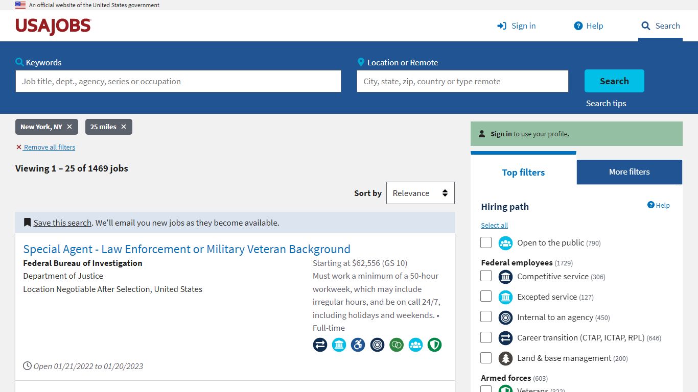 USAJOBS - Search