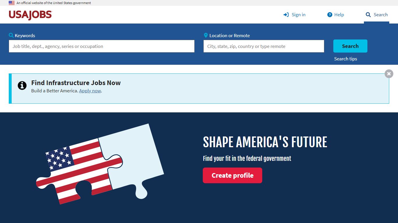 USAJOBS - The Federal Government's Official Jobs Site